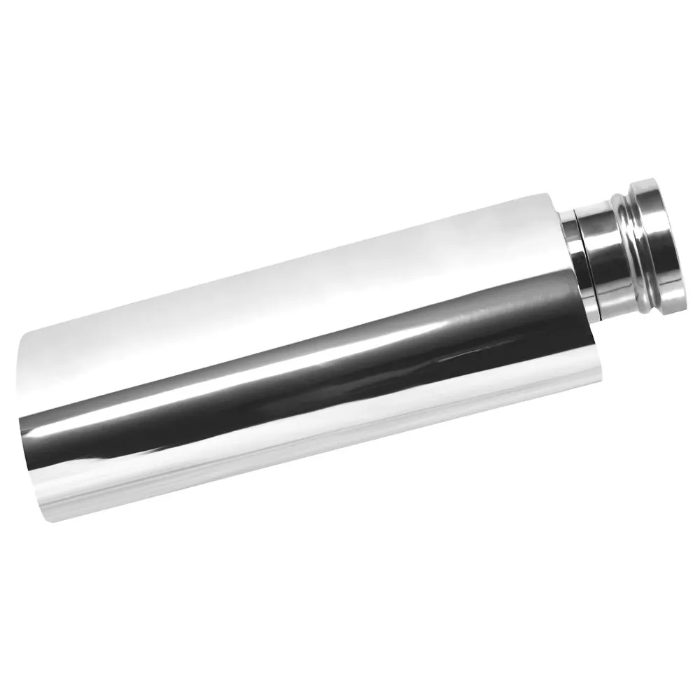 2oz Slimline Plain Pewter Hip Flask
