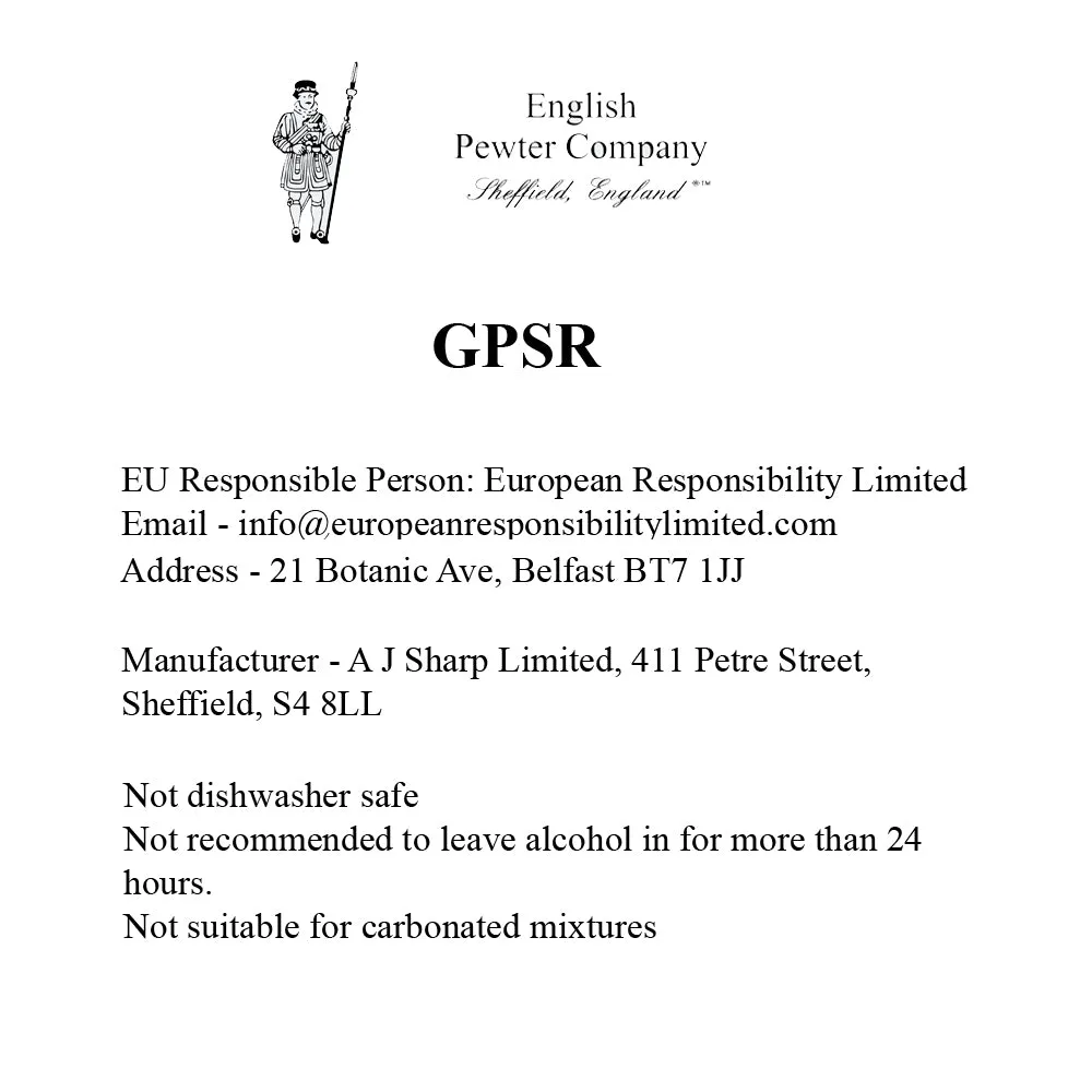 2oz Slimline Plain Pewter Hip Flask