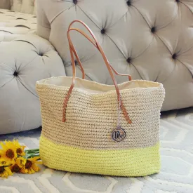 Arizona Dipped Tote in Yellow