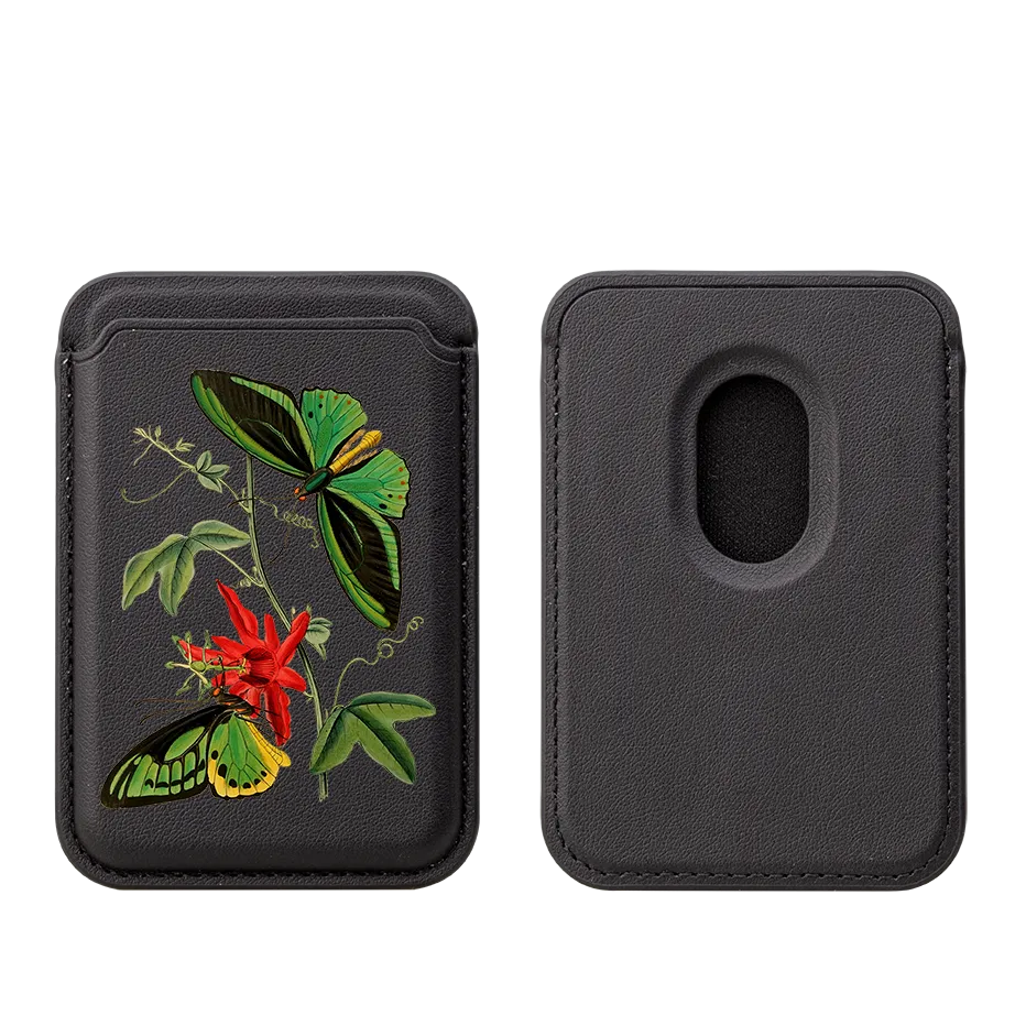 Butterfly Tales MagSafe Wallet- Black