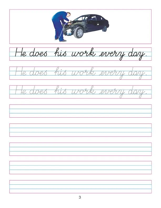 Dreamland Publications Lines And Curves (Sentences) Part 5