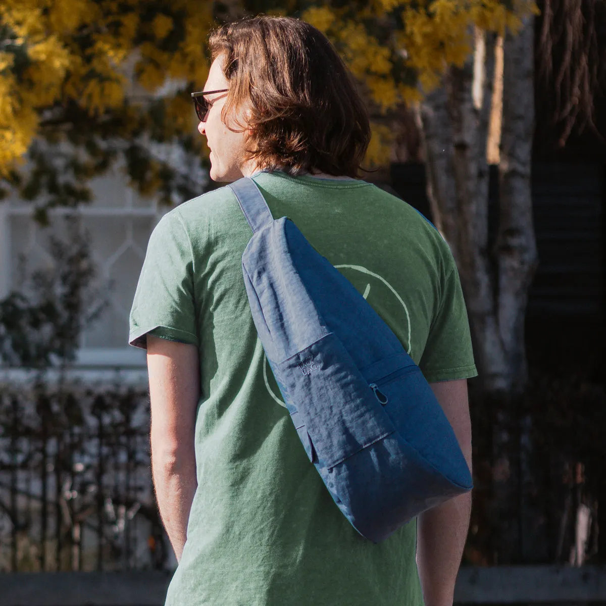 Healthy Back Bag - Medium Distressed Nylon (19")
