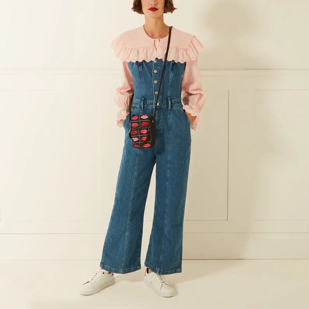 LIP GRID DAVIS CROSSBODY BAG