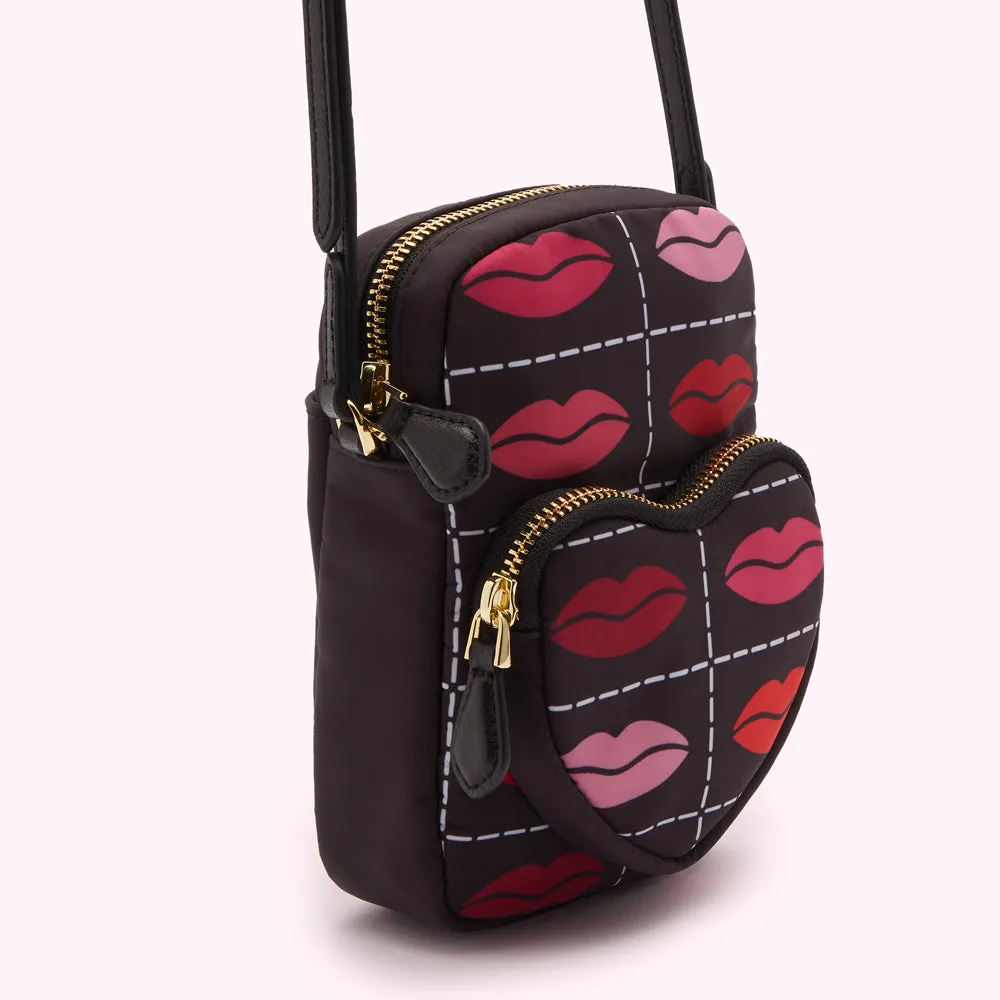 LIP GRID DAVIS CROSSBODY BAG