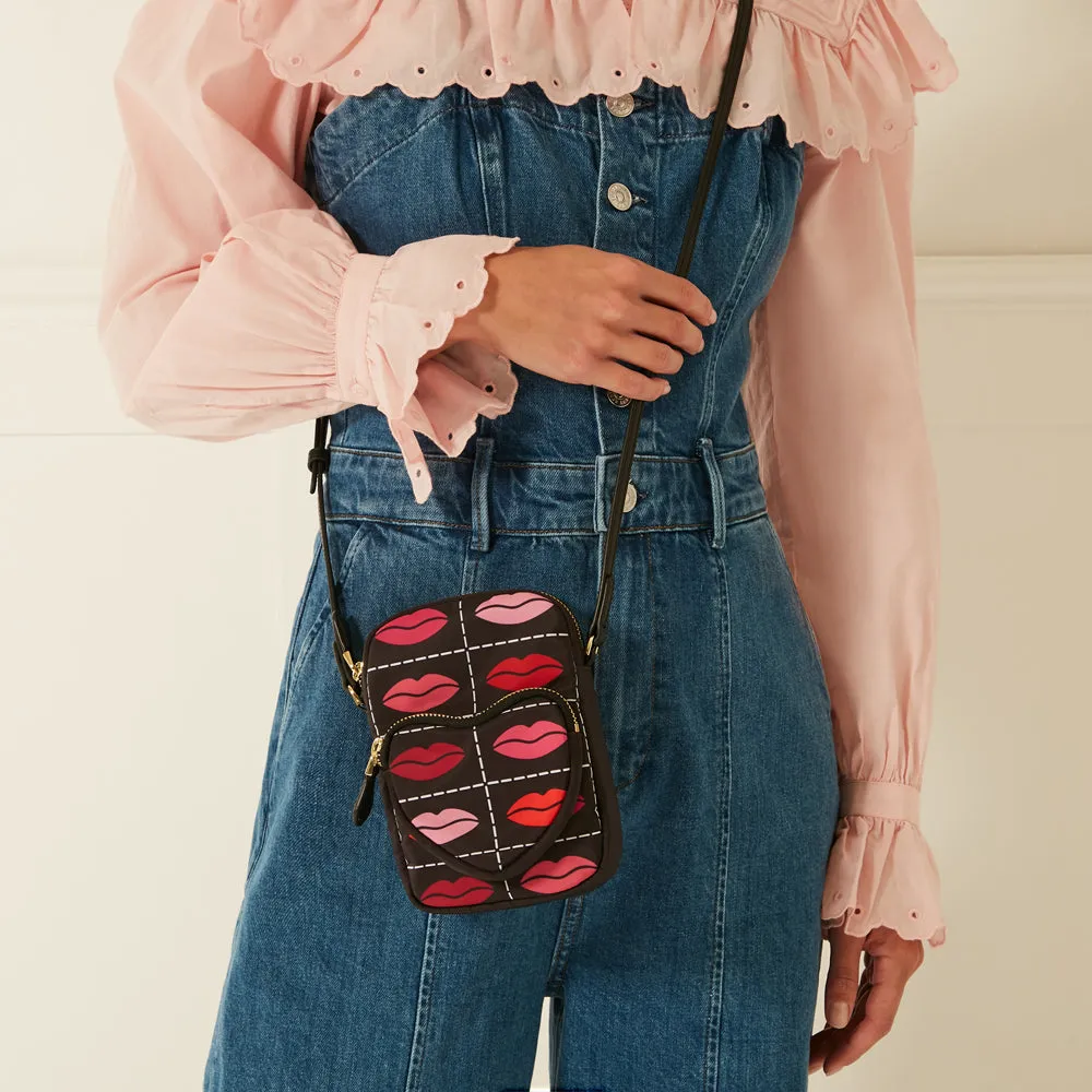 LIP GRID DAVIS CROSSBODY BAG