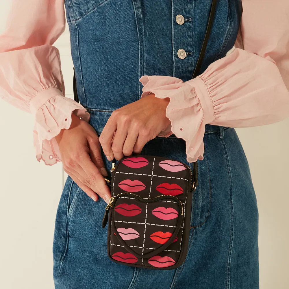 LIP GRID DAVIS CROSSBODY BAG