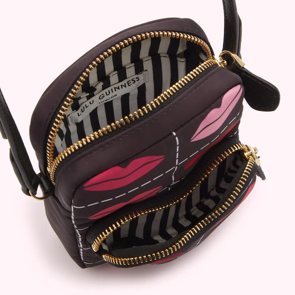 LIP GRID DAVIS CROSSBODY BAG