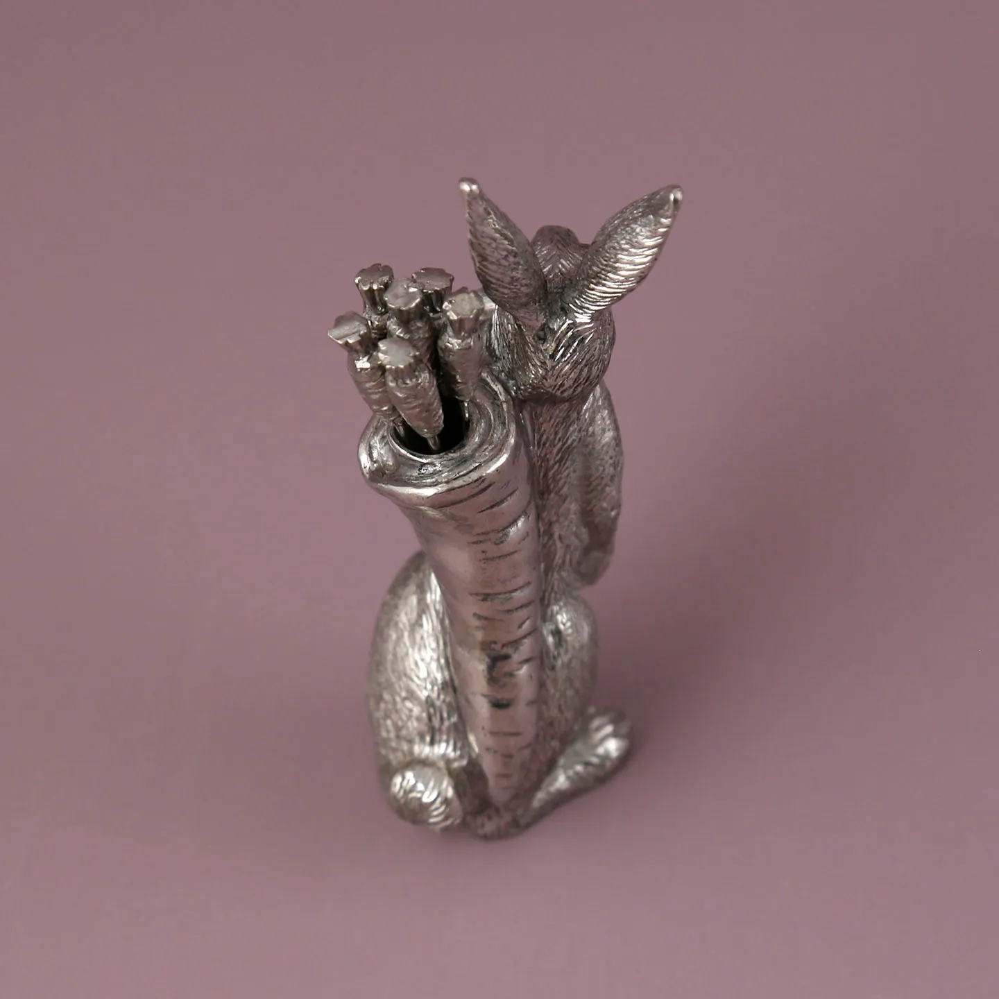Pewter Cheese Picks Set / Rabbit