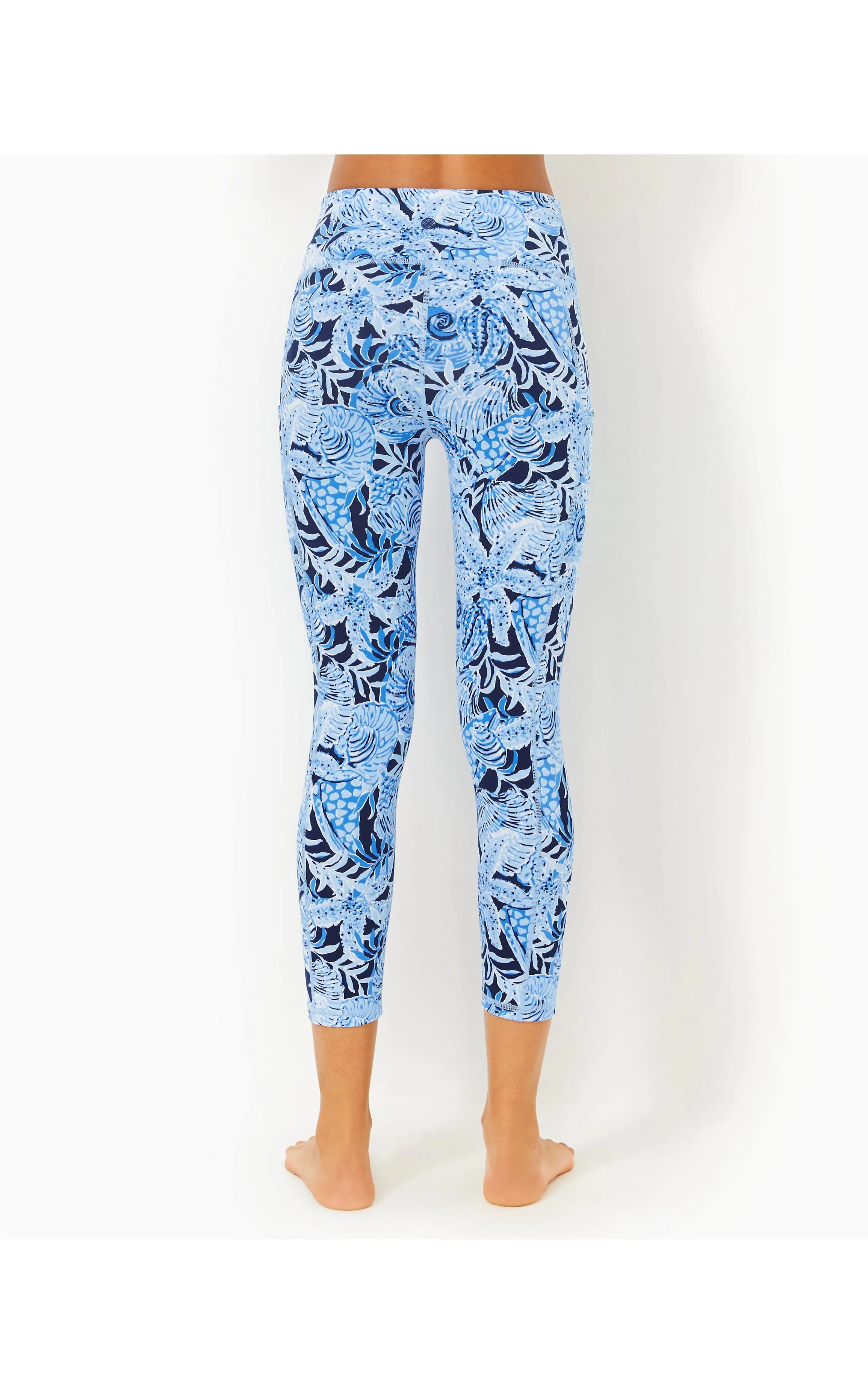 UPF 50  Luxletic 24" High Rise Weekender Midi Legging Coastal Constellation