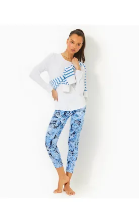 UPF 50  Luxletic 24" High Rise Weekender Midi Legging Coastal Constellation