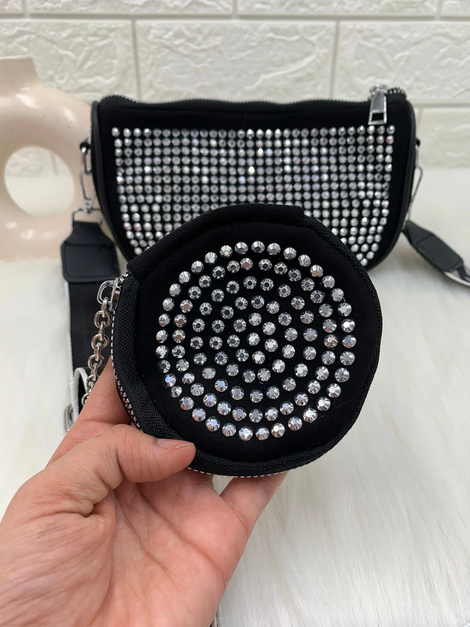 Women shoulder Bag and Pouch